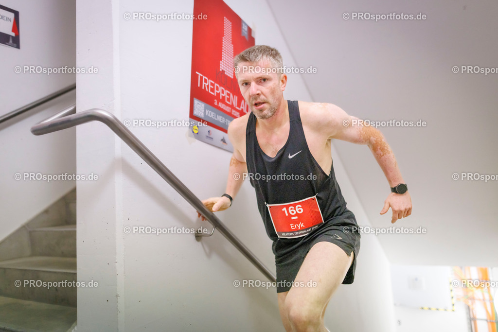 KölnTurm Treppenlauf; Köln, 03.08.2025 | Impressionen vom KölnTurm Treppenlauf am 03.08.2025 in Köln (Nordrhein-Westfalen). 