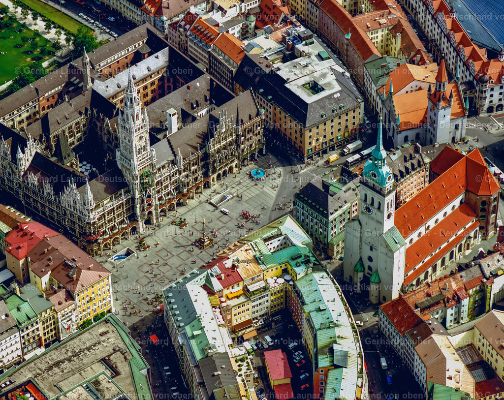 7000422 | Marienplatz, Neues Rathaus, München, Winteraufnahme