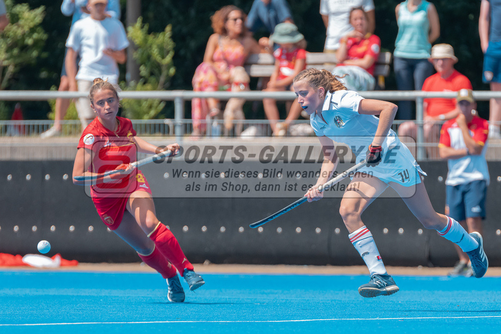 HK_20230710_2-58 | Euro Hockey WU18 Spain - Austria Championship Girls &amp; Boys am 10.7.2023 CHTC , Krefeld ,