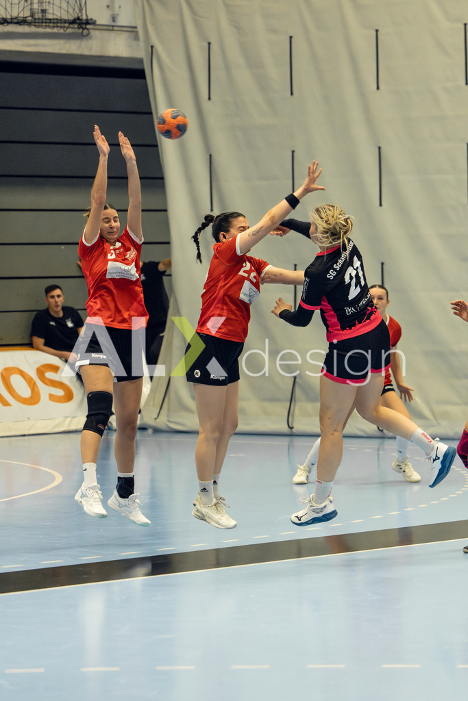 Handball I Frauen I Saison 2025-2026 I Frauen 2. Liga I 8. Spieltag I SG Schaffhausen - SG Red Dragons Uster I 23.11.2025 | Hochwertige Sportfotos kaufen & lizenzieren für Medien, Vereine, Agenturen & Sportler:innen. Entdecke professionelle Sportfotografie im Bildshop von Alexander Franzen. - Realisiert mit Pictrs.com