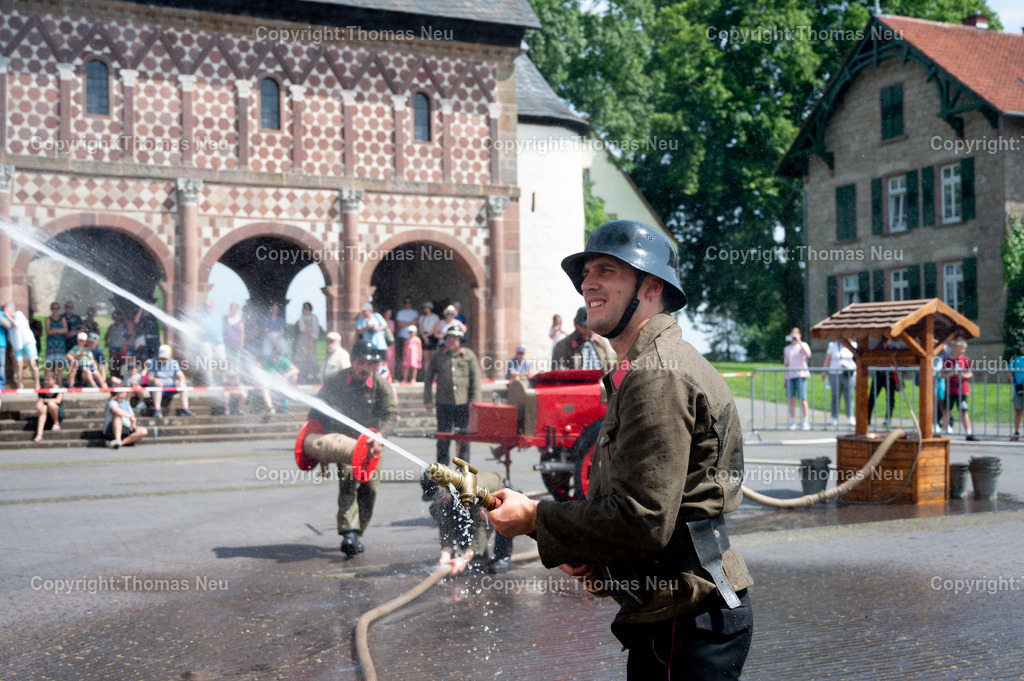 DSC_0672 | 14.06.2025,ble, Lorsch, vor der Königshalle Jugendwehr und Zeitreise durch die Geschichte der Feuerwehr, ,, Bild: Thomas Neu