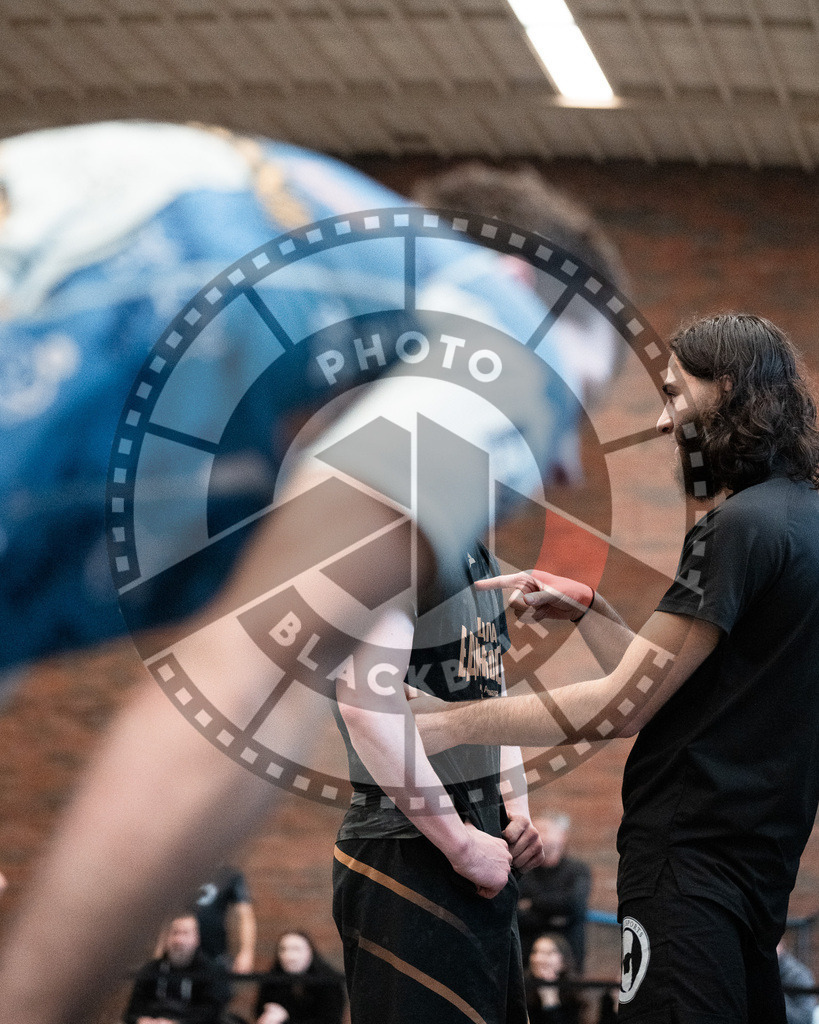 20251129PBB8658 | Fighters compete during the luta livre competition ILLCS XI winter edition on November 29, 2025 in Hannover, Germany.