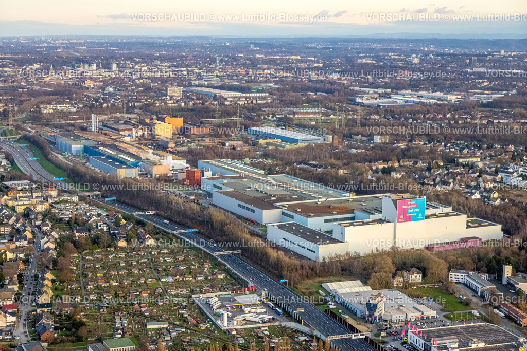 Bochum230101951Wattenscheid | Luftbild, Werksgelände thyssenkrupp Steel Europe AG Werk Bochum an der Autobahn A40, Kruppwerke, Wattenscheid, Bochum, Ruhrgebiet, Nordrhein-Westfalen, Deutschland