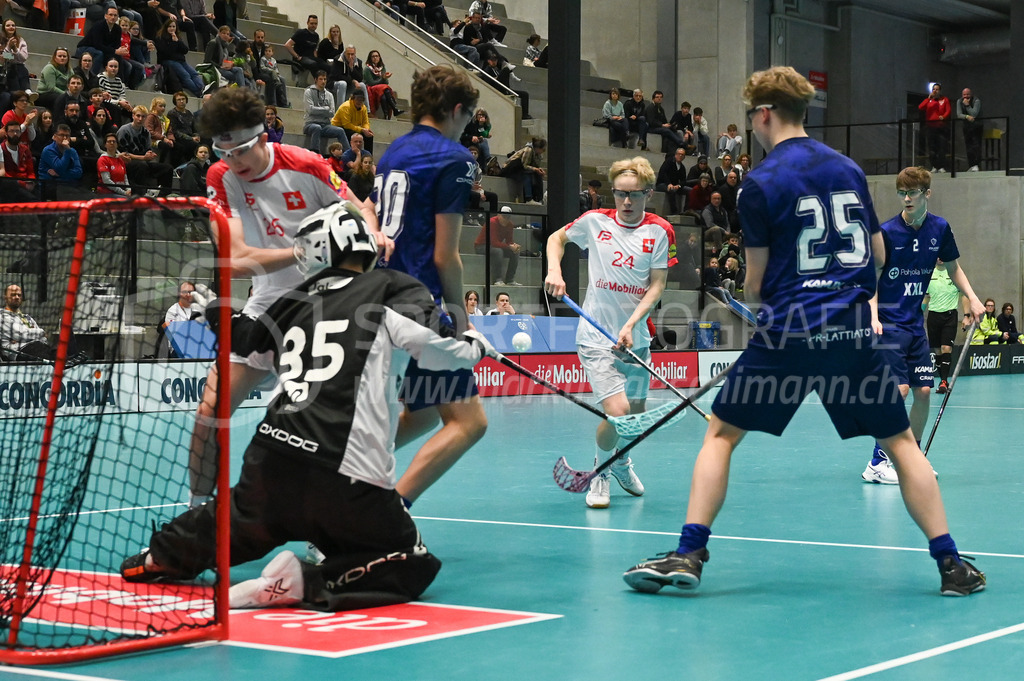 Switzerland U19 vs Finland U19 - 3. February 2024 | Switzerland U19 vs Finland U19
U19 Men International Matches in Switzerland
GoEasy Arena, Siggenthal Station
Switzerland forward #24 Julian Egli missing a good opportunity to score.
Credit: Markus Aeschimann | <a href="https://www.markus-aeschimann.ch">Sportfotografie Markus Aeschimann</a> | <a href="https://www.instagram.com/sportfotografie.aeschimann">@sportfotografie.aeschimann</a> - Realisiert mit Pictrs.com