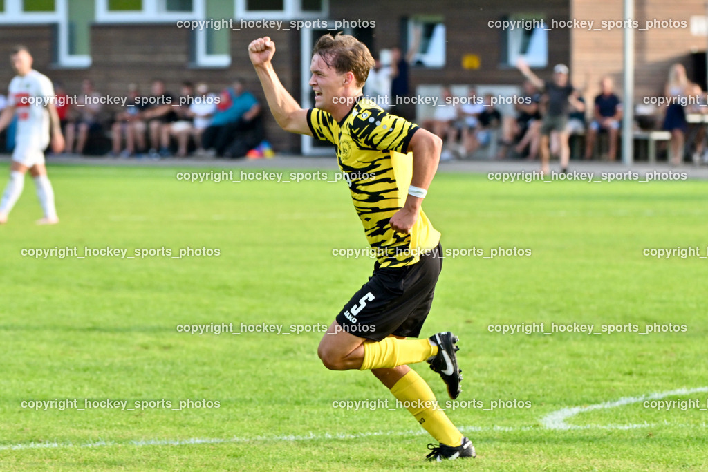 FC Faakersee vs. Rapid Lienz  | #5 Cajetan Maria Thaddäus Kolig FC Faakersee, FC Faakersee vs. Rapid Lienz , FC Faakersee vs. Rapid Lienz  am 04.08.2024 in Faakersee (Sportplatz Faakersee), Austria, (Photo by Bernd Stefan)