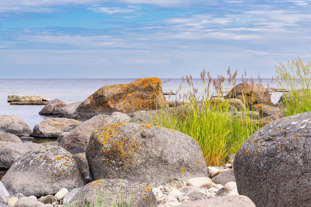 Steine an der Ostseeküste auf der Insel Öland in Schweden | Steine an der Ostseeküste auf der Insel Öland in Schweden.