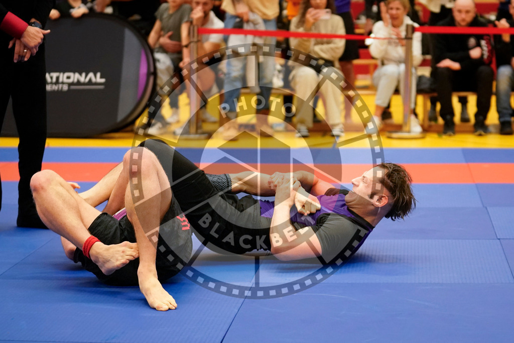 20240203PBB10045 | Fighters compete during the Brazilian Jiu-Jitsu Championship of the AJP Tour in Maintal by Frankfurt am Main, Germany, on February 2, 2024.