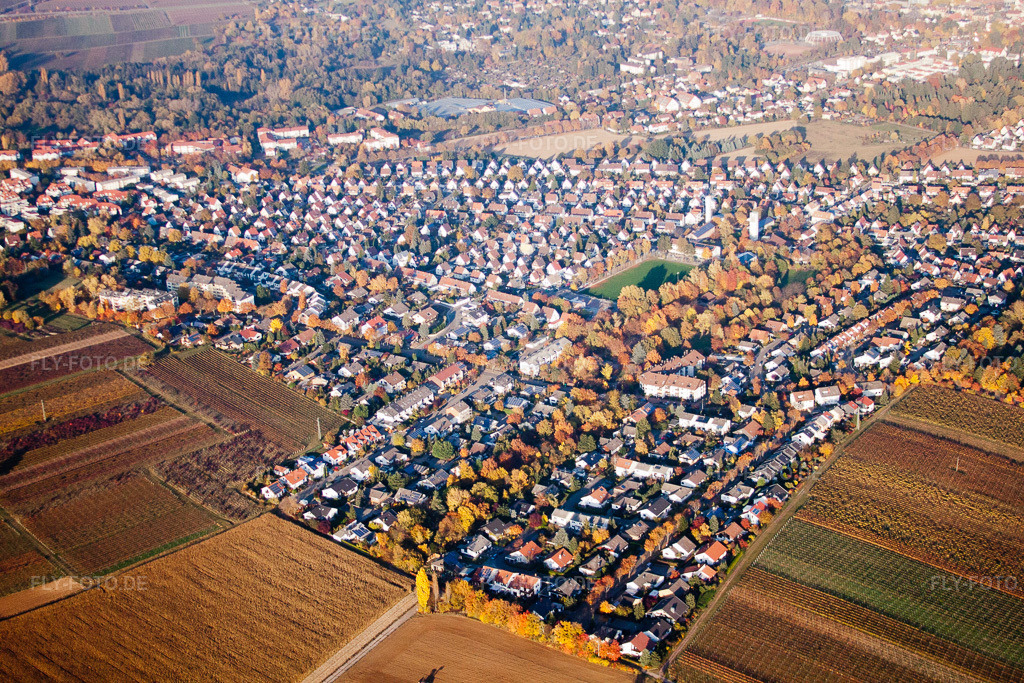 Luftbild: Landau SW in Landau in der Pfalz im Bundesland Rheinland-Pfalz in Deutschland. Foto: IMG_46181.jpg vom 31.10.2011 durch Werner Riehm/FLY-FOTO.de