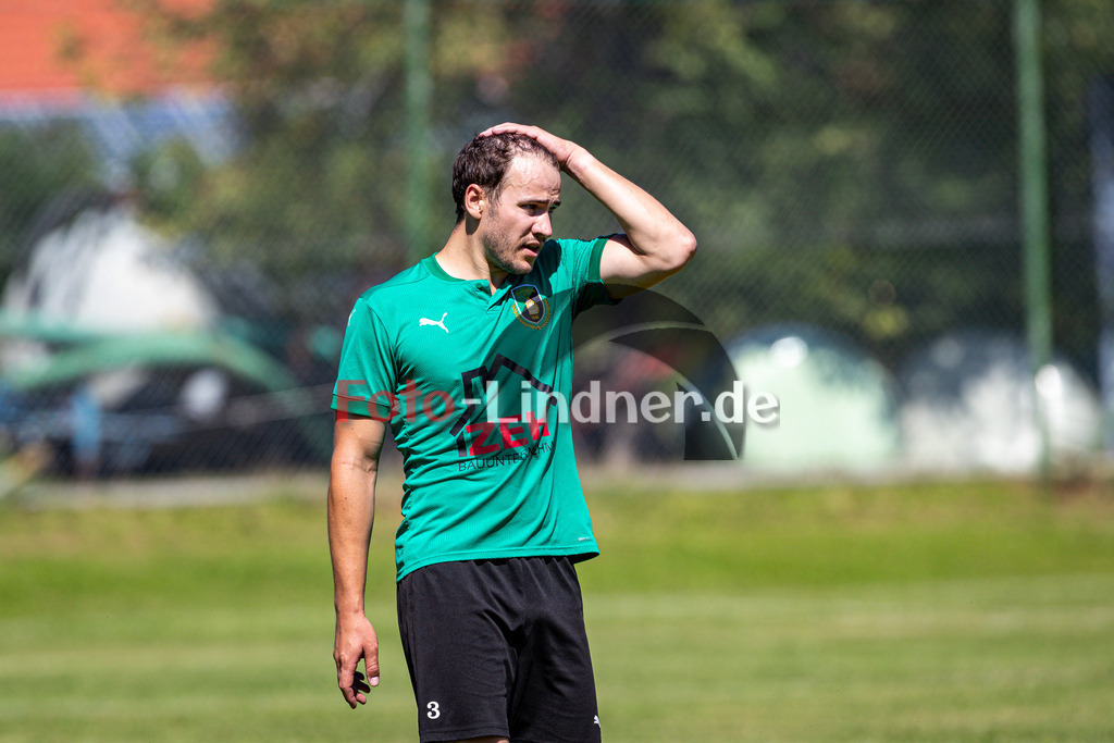 SV Wessobrunn-Haid gegen FC Wildsteig/Rottenbuch II | Fußball A-Klasse Gruppe B Herren, SV Wessobrunn-Haid gegen FC Wildsteig/Rottenbuch II, 20240811,Benedikt LANG (Wessobrunn-Haid 3),2024-08-11 in Wessobrunn (Sportpark Wessobrunn), Benedikt LANG (Wessobrunn-Haid 3)Copyright: WolfgangxLindner www.foto-lindner.de
