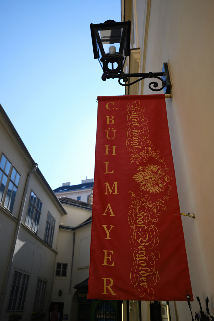 Bühlmayer Hofvergolder | WIen, Austria - April 29, 2025; C. Bühlmayer - K.u.K. Hofvergolder. - Realisiert mit Pictrs.com