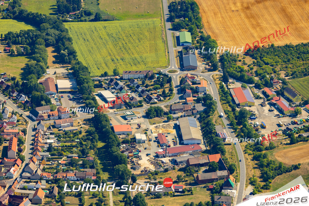 Das Luftbild der Stadt Bad Bibra wurde 2022 vom Flugzeug heraus erstellt (keine Drohnen-Aufnahmen) Aufnahmehöhe ca.450 Meter- hohe Bildauflösung und Druck-Qualität. Garantiert!