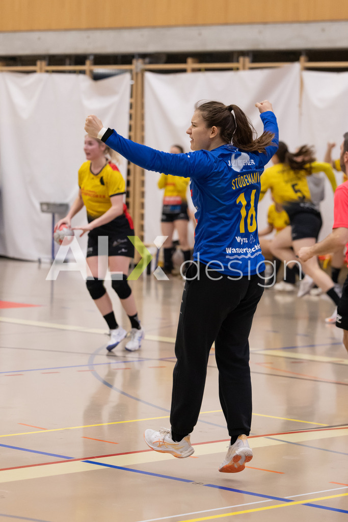 Handball I Frauen I Saison 2025-2026 I Handball Swiss Premium League 1 | Women I Round 5 I  Yellow Winterthur - GC Amicitia Zürich I 15.03.2026 | 16 Micaela Stüdemann von Ehrenstein (CH) (Yellow Winterthur) – Torhüterin - Realisiert mit Pictrs.com