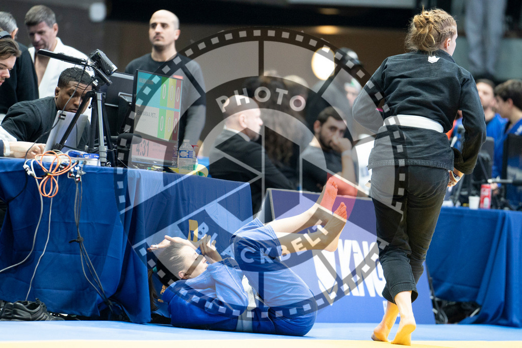 20240119PBB3669 | Fighters compete during the IBJJF European Championship in Paris, France, on January 19, 2024.