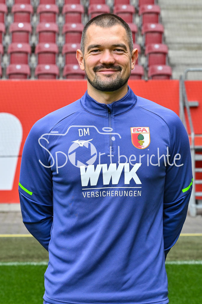 FC Augsburg 2025/26 | David MUELLER / Einzelfoto / Freisteller / Media Day FC Augsburg: WWK-Arena am 06.08.2025