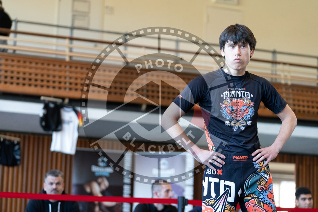 20250329PBB3854 | Fighters compete during the International Luta Livre (ILLCS) Germany IX Spring 2025 Competition spring on March 29, 2025 in Hannover, Germany.© Chiara Dazi