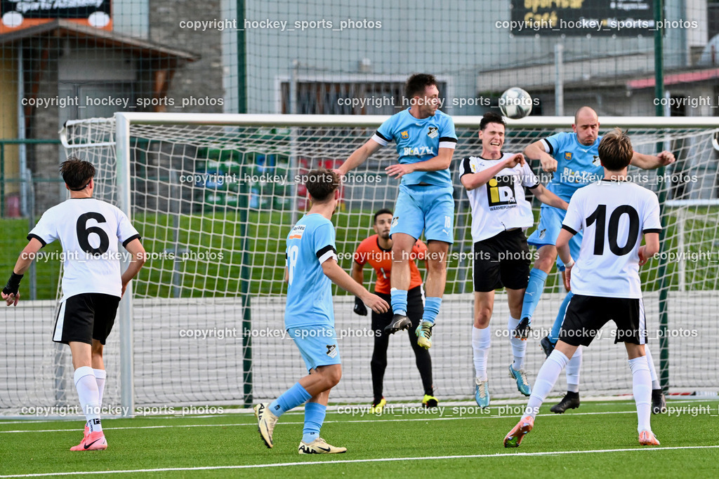 SV Spittal vs. SVG Bleiburg | #6 Tristan Brükk SV Spittal, #28 Deniz Yilmaz SVG Bleiburg, #18 Alen Martinovic SVG Bleiburg, #3 Killian Brandner SV Spittal, #6 Nikola Tolimir SVG Bleiburg, #10 Adrian Steurer SV Spittal, SV Spittal vs. SVG Bleiburg, SV Spittal vs. SVG Bleiburg am 14.08.2024 in Spittal an der Drau (Goldeck Stadion), Austria, (Photo by Bernd Stefan)