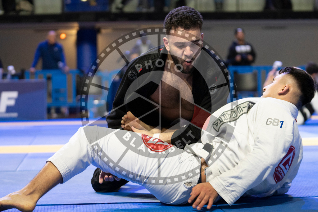 20240119PBB0579 | Fighters compete during the IBJJF European Championship in Paris, France, on January 19, 2024.