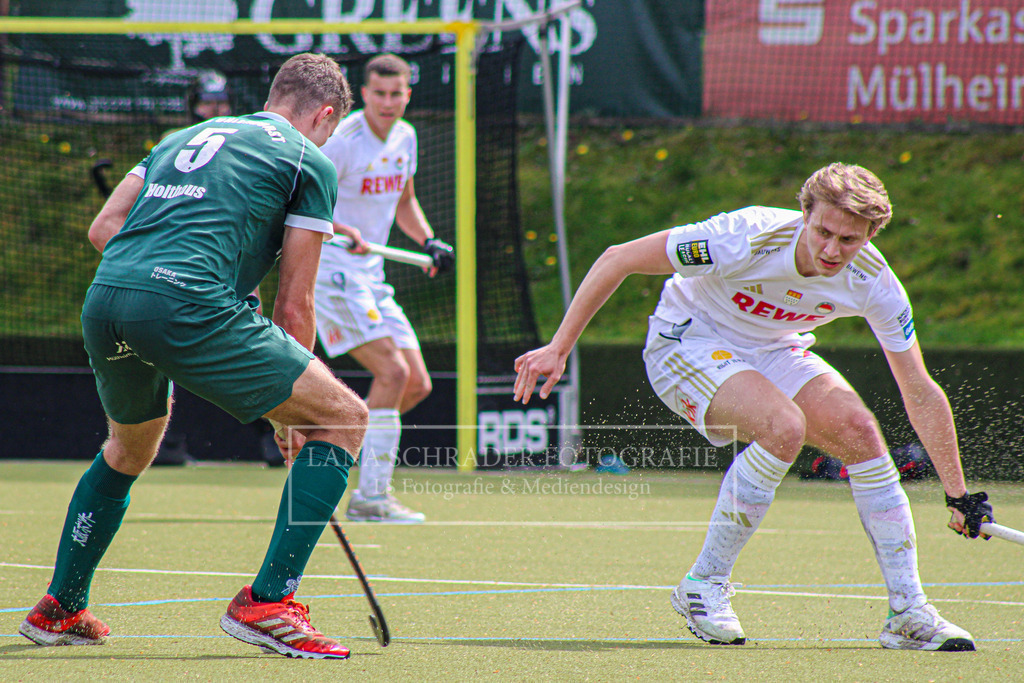 Bundesliga Herren HTC Uhlenhorst Mülheim - Rot-Weiß Köln 13.04.24 Mülheim-095 | lanaschraderfotografie - Realisiert mit Pictrs.com