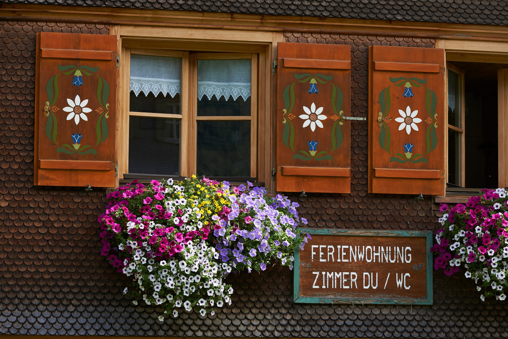 Detail Ferienhaus | Hittisau, Austria - August 08, 2014: Detail Ferienhaus. - Realisiert mit Pictrs.com