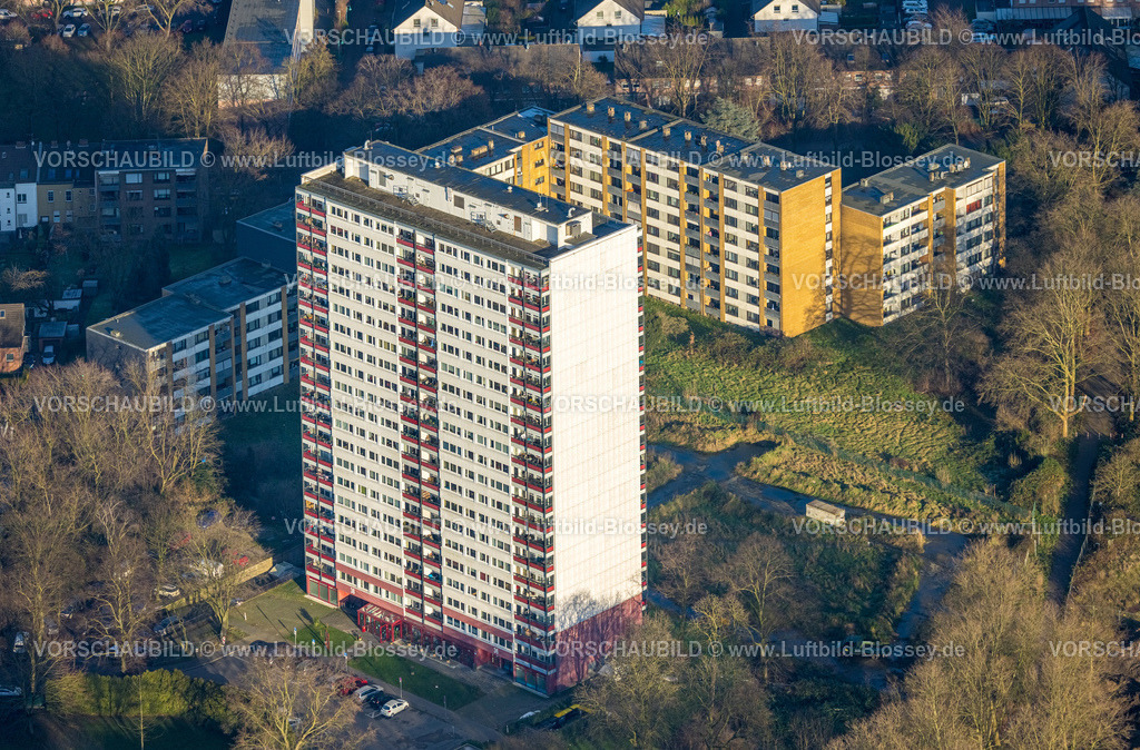 Duisburg241202334 | Luftbild, Die Weißen Riesen Hochhäuser Wohnpark Hochheide, Hochhaus-Wohnsiedlung, Fesnter und Balkone, Formen und Farben, Hochheide, Duisburg, Ruhrgebiet, Nordrhein-Westfalen, Deutschland