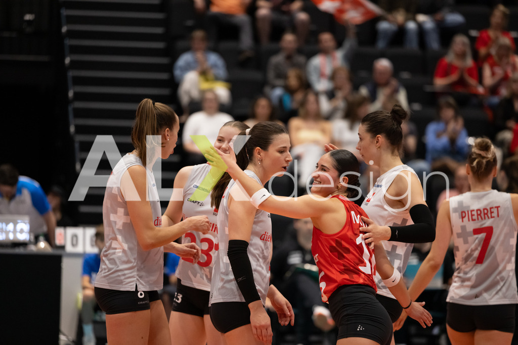 Georgia v Switzerland - CEV European League Women | KRIENS, SWITZERLAND - JUNE 12: FABIANA MOTTIS of Switzerland during the CEV European League match between Georgia and Switzerland at Pilatus Arena on June 12, 2026 in Kriens, Switzerland. - Realisiert mit Pictrs.com
