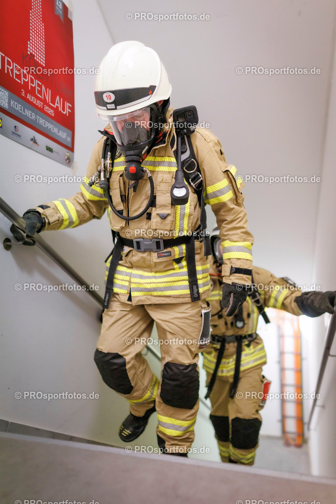 KölnTurm Treppenlauf; Köln, 03.08.2025 | Impressionen vom KölnTurm Treppenlauf am 03.08.2025 in Köln (Nordrhein-Westfalen). 