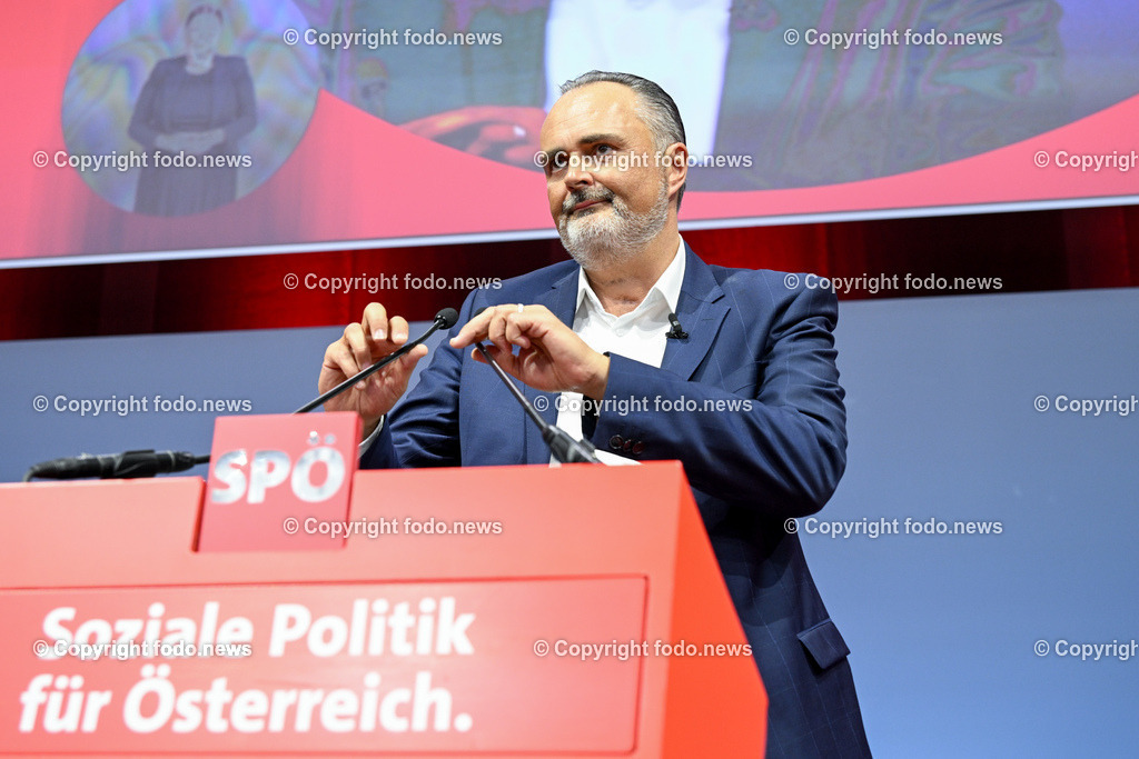 Bundesparteitag SPOE in Linz Design Center_ 03.06.2023-134 | 03.06.2023, Linz, AUT, Bundesparteitag SPOE in Linz Design Center, im Bild Hans-Peter Doskozil (SP, LH Burgenland)