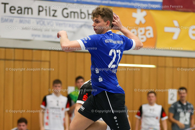 msgvshan_1587 | despor 2022.10.23 HB Männer Oberliga MSG Umstadt/Habitzheim - HSG Hanau II emspor, emonline, despor,  v.l., David Milosev (MSG Umstadt/Habitzheim) 
 - Realisiert mit Pictrs.com