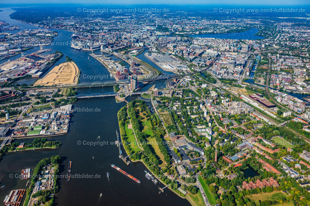 Hamburg_Rothenburgsort_ELS_8144200925 | HAMBURG 19.09.2025 Parkanlage " Elbpark " " Entenwerder " im Ortsteil Rothenburgsort in Hamburg, Deutschland. // Park "Elbpark" "Entenwerder" in the Rothenburgsort district in Hamburg, Germany. Foto: Martin Elsen