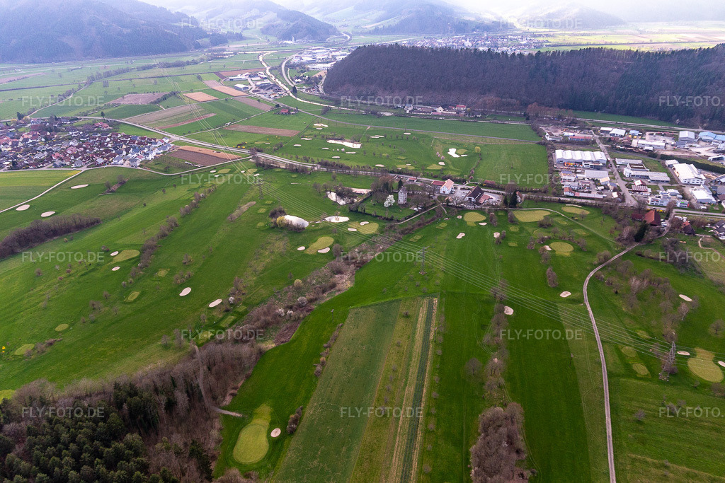 Luftbild: Golfclub Gröbernhof e.V in Zell am Harmersbach im Bundesland Baden-Württemberg in Deutschland. Foto: IMG_120340.jpg vom 17.03.2020 durch Werner Riehm/FLY-FOTO.de