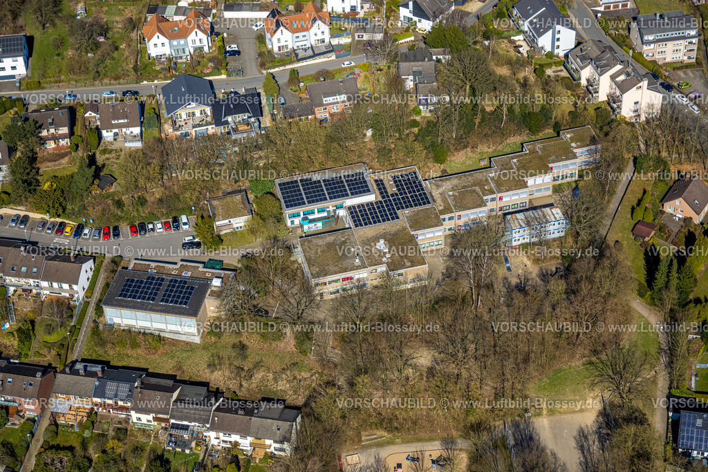 Herdecke250303255 | Luftbild, Grundschule Schraberg, Ostende, Herdecke, Ruhrgebiet, Nordrhein-Westfalen, Deutschland
