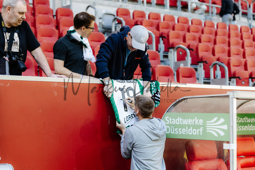 2. Bundesliga, Saison 2024/25, 28. Spieltag: Fortuna Düsseldorf - SC Preußen Münster | Düsseldorf, 05.04.2025: 2. Bundesliga, 28. Spieltag, Fortuna Düsseldorf gegen SC Preußen Münster in der Merkur Spiel-Arena in Düsseldorf. Foto: sportfotografie.ms | Markus Paletta - Realisiert mit Pictrs.com