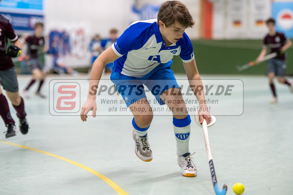 SFE_20230305_0024 | Deutsche Meisterschaft Männliche U16 Halle 2023 am 05.03.2023 in Köln (KTHC Stadion Rot-Weiss Köln Tennis and Hockey Club), Photo: Stephan Fehrmann 2022 (Sports-Gallery)