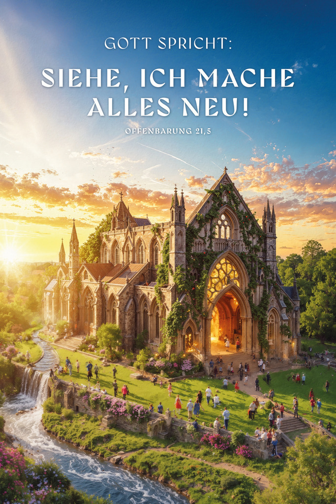 Jahreslosung 2026 Motiv1 offene Kirche undarstellbar.de | Online Shop für Christen: Christliche Poster XXL, Plakate, Wandbilder als Leinwand & christliche Postkarten, Kalender, Sticker & Lizenzen zum Download. Die Kunstwerke im christliche Geschenke Shop zeigen die Jahreslosung 2025, Gott, Jesus & mehr.