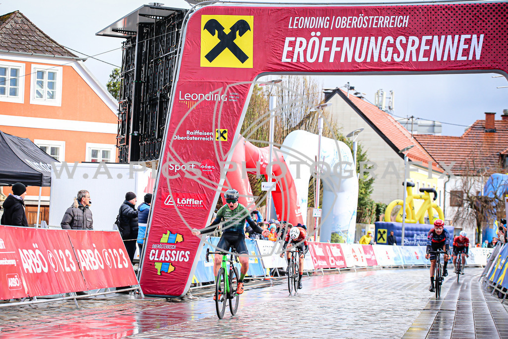 LASK Linz - RB Salzburg | LEONDING,AUSTRIA,24.März.24 - 63.Radsaisoneröffnungsrennen Leonding Road Cycling League , Image shows: PRIMOZIC Jaka (Hrinkow Advarics, SLO) 
Photo: Sportmediapics.com/ Andreas Willdoner