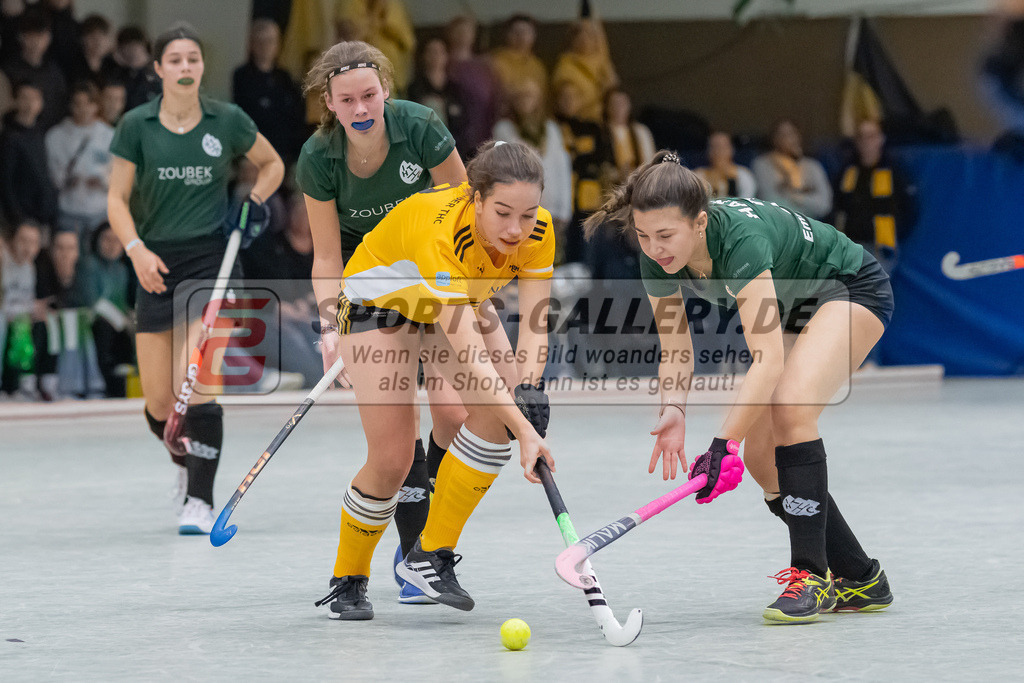 HK_20230225_104187 | Deutsche Meisterschaft WU16 Harvestehuder THC - 1. Hanauer THC am 25.2.2023 DSC 99, Düsseldorf ,