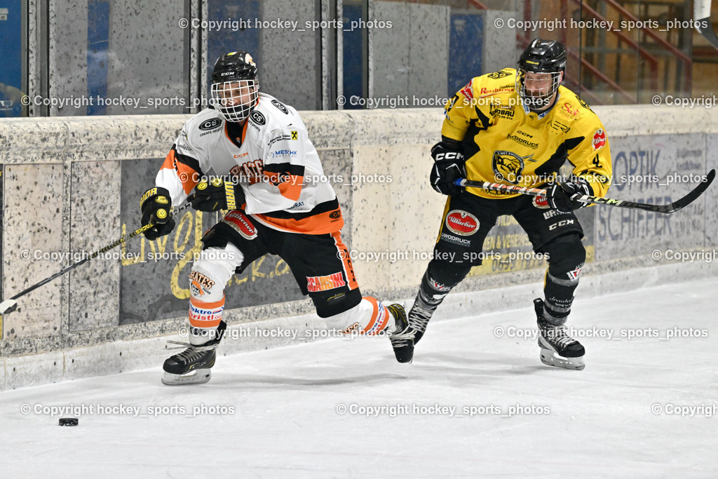 EC Spittal Hornets vs. USC Piraten Velden 7.2.2024 | #5 Ofner Niklas, #9 Essmann Kevin