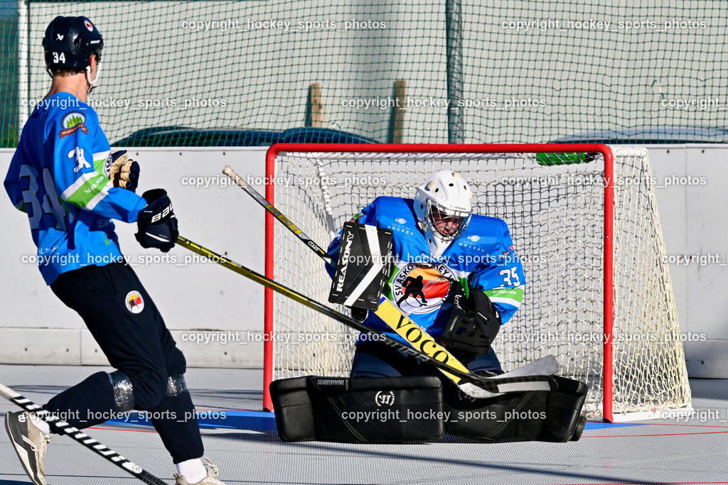 VAS Ballhockey Villach vs. ASKÖ Villach Ballhockey | #35 Lepuschitz Leo SV ASKÖ Ballhockey, VAS Ballhockey Villach vs. ASKÖ Villach Ballhockey , VAS Ballhockey Villach vs. ASKÖ Villach Ballhockey  am 13.05.2026 in Villach (Alpen Arena ), Austria, (Photo by Bernd Stefan)
