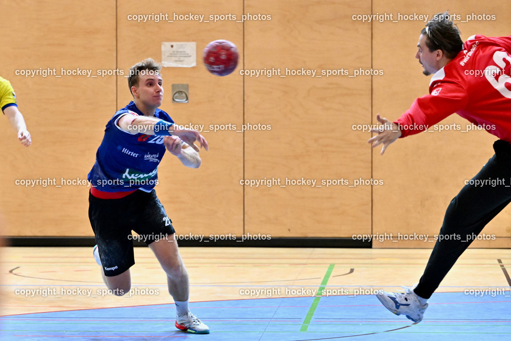 SC Ferlach vs. UHC Hollabrunn | #25 PLONER Florian SC Ferlach, #62 NIMANAJ Arianit UHC Hollabrunn, SC Ferlach vs. UHC Hollabrunn, SC Ferlach vs. UHC Hollabrunn am 20.09.2025 in Ferlach (Ballspielhalle Ferlach), Austria, (Photo by Bernd Stefan)