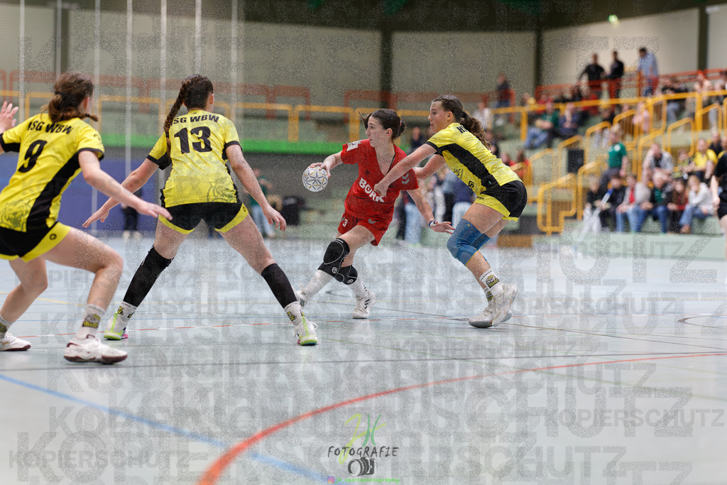 Hessenmeisterschaft wJC - Finale; HSG Kleenheim - HSG Weiterstadt/ Braunsh.Worf. | Hessenmeisterschaft wJC - Finale; HSG Kleenheim - HSG Weiterstadt/ Braunsh.Worf. am 22.03.2025 in Biedenkopf (Sporthalle Lahntalschule)Photo © 2025 - Jörg Heinrich - Realisiert mit Pictrs.com