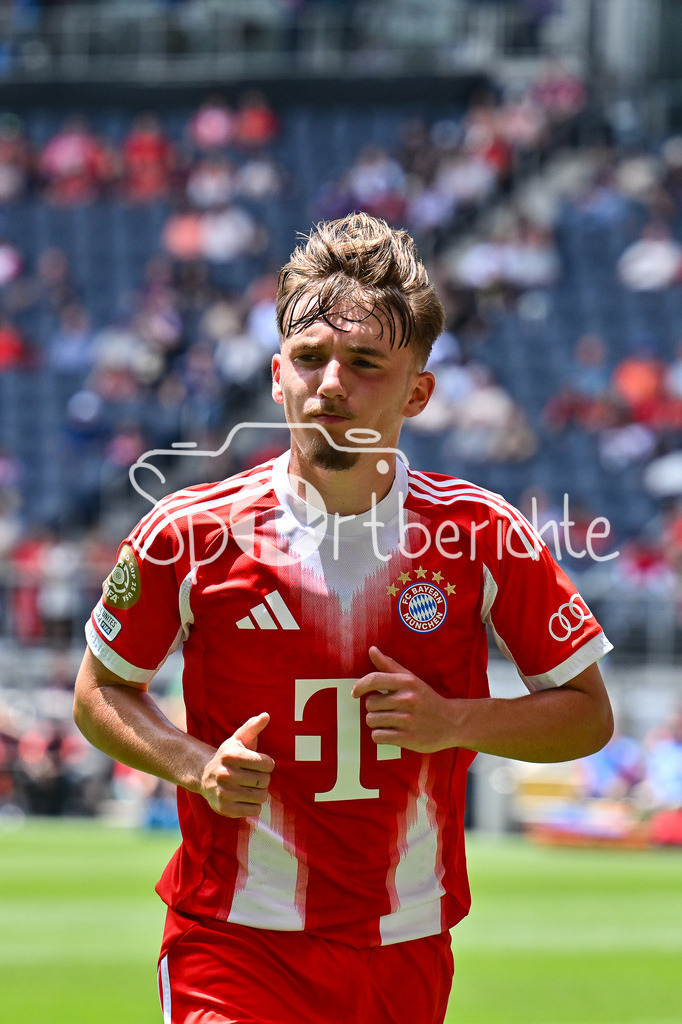 FC Bayern München - TQL Stadium | im Bild Lennart KARL (FC Bayern Muenchen 46) / Einzelfoto / Freisteller / FIFA Club World Cup: FC Bayern Muenchen - Auchkland City FC, TQL Stadium am 15.06.2025 / BLD / ZDF / NOT FOR SALE IN USA