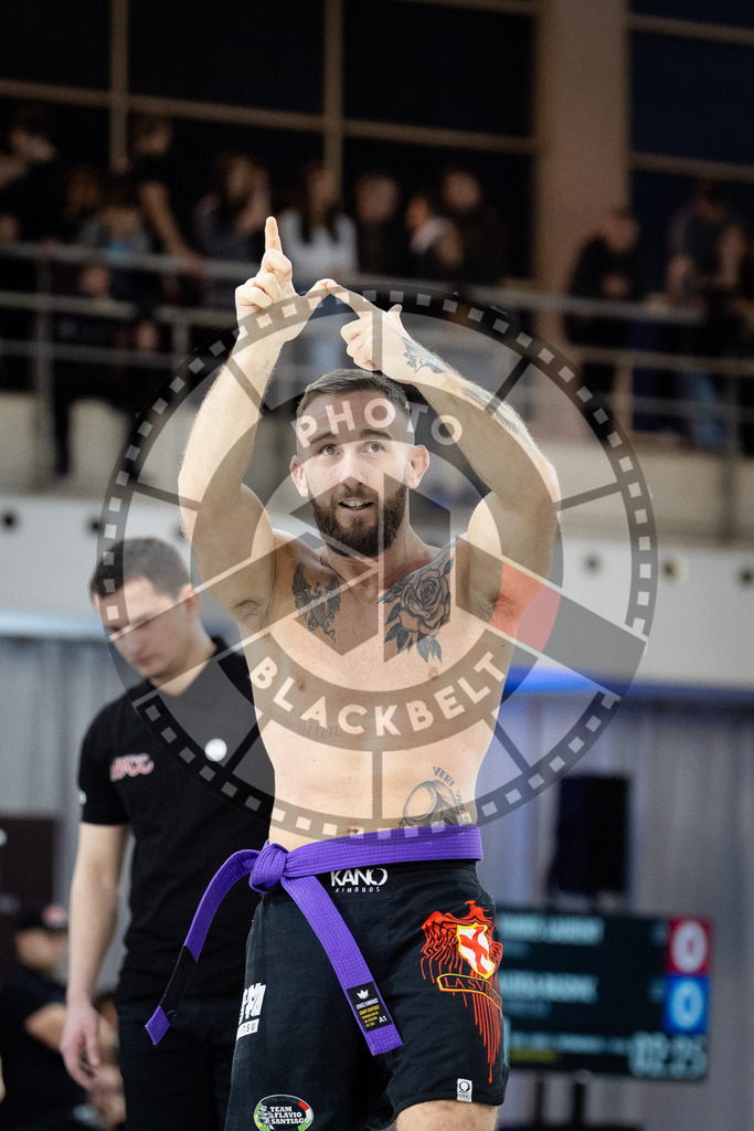 20260214PBB2050 | Fighters compete during the ADCC European Trials  competition day 1 in Belgrade, Serbia, on February 14, 2026.