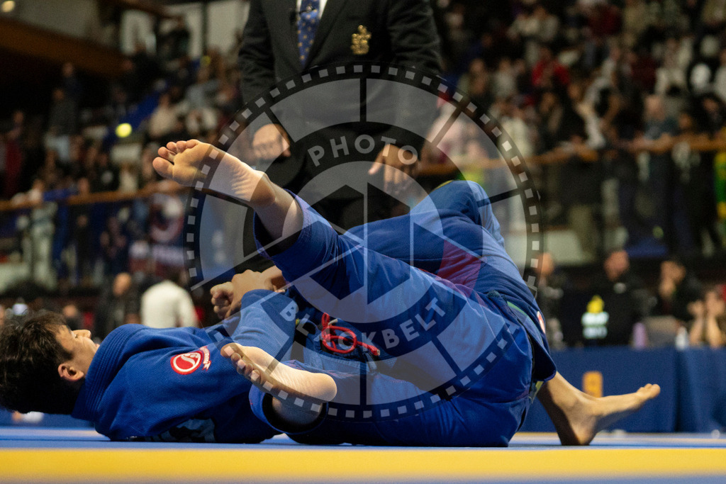 20240119PBB1545 | Fighters compete during the IBJJF European Championship in Paris, France, on January 19, 2024.
