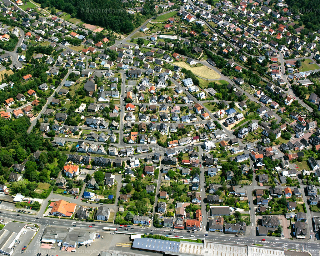 2610669 | Sinn 09.06.2006 Stadtansicht des Innenstadtbereiches  in Fleisbach im Bundesland Hessen, Deutschland // City view on down town  in Fleisbach in the state Hesse, Germany Foto: Gerhard Launer