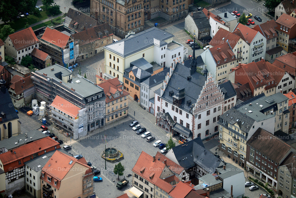 3001081 | Kirchplatz, Stadtverwaltung, Pössneck