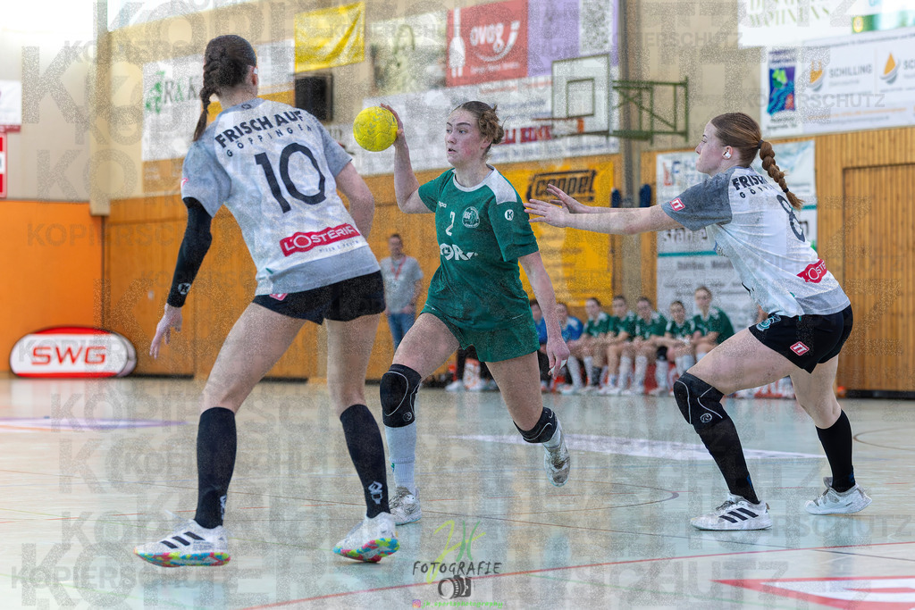 Jugendbundesliga wJA, Pokalrunde, HSG Kleenheim/Langgöns - Frisch Auf Göppingen | Jugendbundesliga wJA, Pokalrunde, HSG Kleenheim/Langgöns - Frisch Auf Göppingen am 28.02.2026 in Oberkleen (Weidig-Halle)Photo © 2026 - Jörg Heinrich - Realisiert mit Pictrs.com