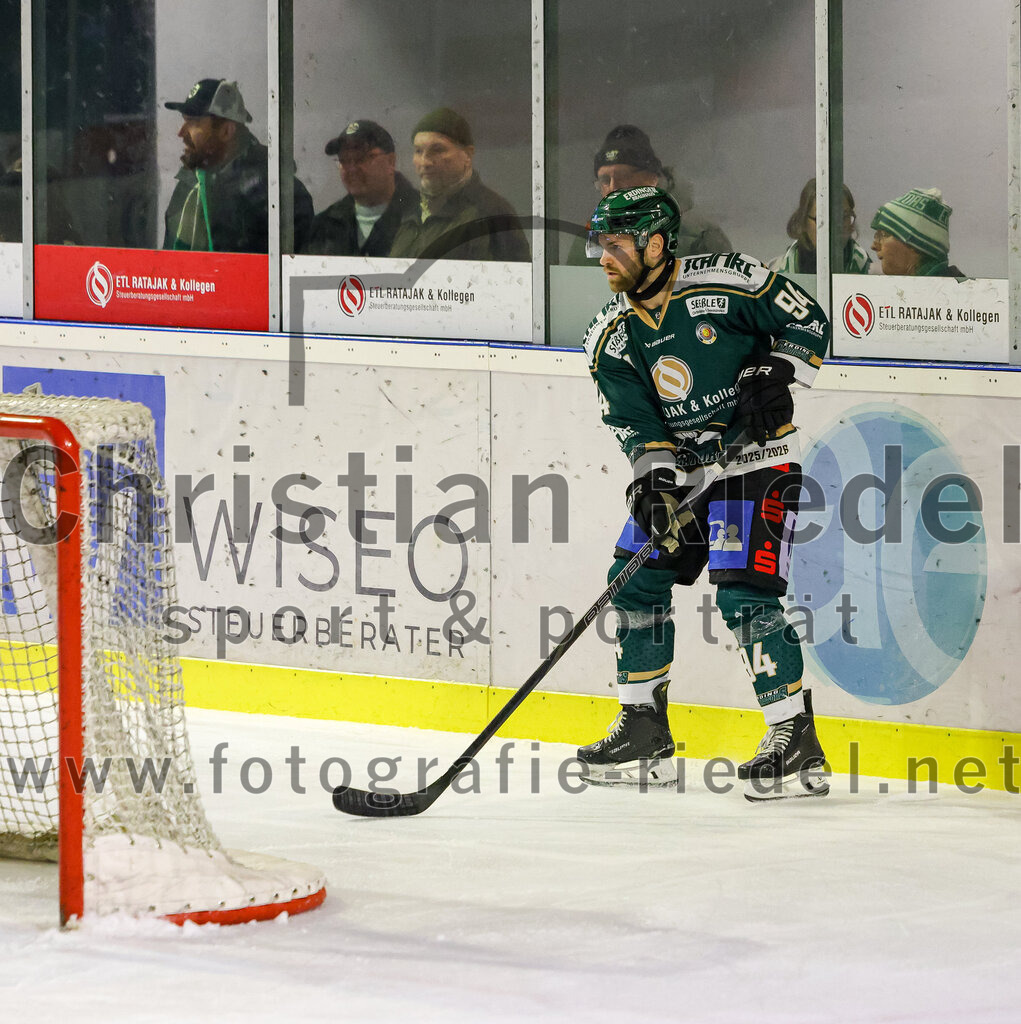 2026-02-27_078_TSV_Erding_gegen_EV_Fuessen | Erding, Deutschland, 27.02.2026:Eishockey, Oberliga Süd 2025 / 2026, 51. Spieltag, TSV Erding gegen EV Füssen, Endergebnis: 2:4Markus Eberhardt (Erding Gladiators, #94)Foto: Christian Riedel / fotografie-riedel.net