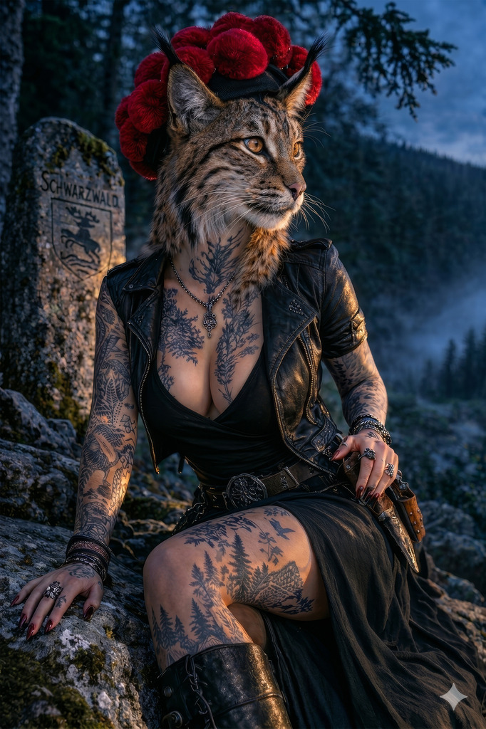 Schwarzwald-Fine-Art-Luchs | Schwarzwald-Fine-Art Bildserie über das verborgene Volk des Schwarzwaldes  - Realisiert mit Pictrs.com