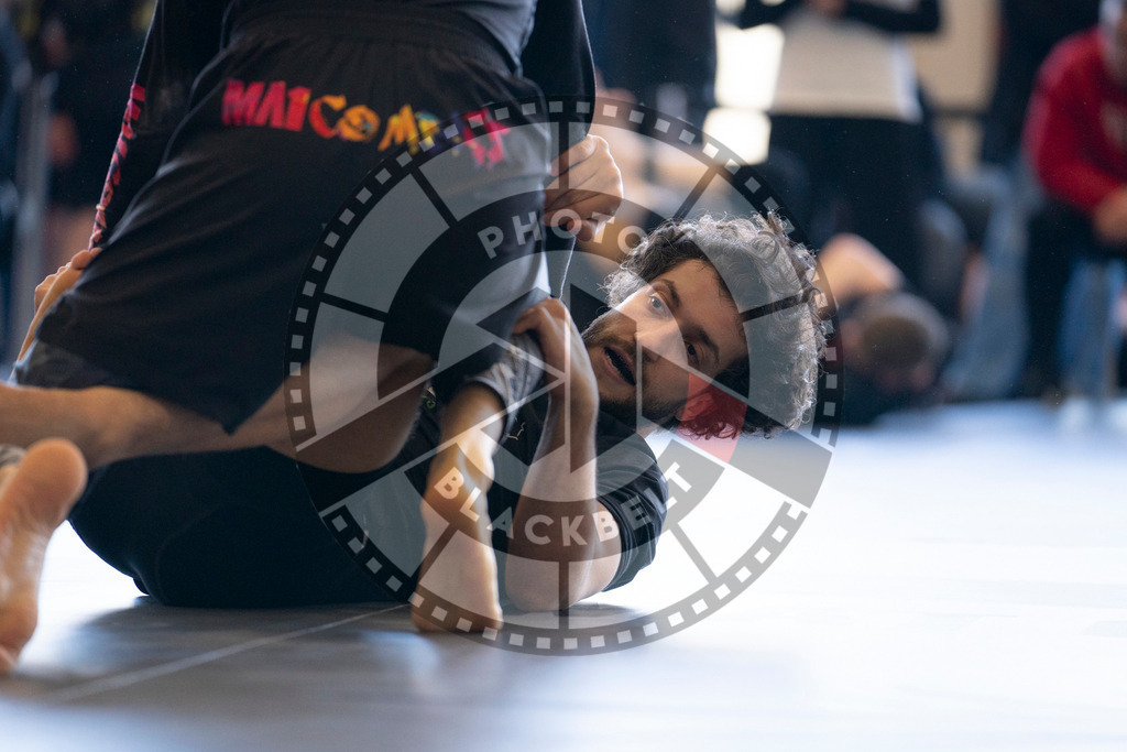 20240309PBB4749 | Fighters compete during the International Luta Livre (ILLCS) Spring Championship in Hannover, Germany, on March 9, 2024.