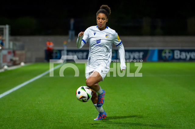 20241007NSZ_9927 | Josephine Bonsu (Carl Zeiss Jena,No.23)DEU, Leverkusen, 07.10.2024 Fußball, Frauen, Google Pixel Frauen-Bundesliga, Saison 2024/2025, 5. Spieltag, Bayer 04 Leverkusen - FC Carl Zeiss JenaDIE DFB-RICHTLINIEN UNTERSAGEN JEGLICHE NUTZUNG VON FOTOS ALS SEQUENZBILDER UND/ODER VIDEOÄHNLICHE FOTOSTRECKEN - Realisiert mit Pictrs.com